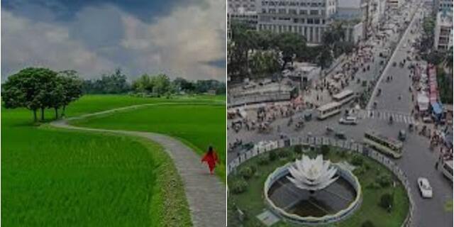 গ্রাম ও শহরের পার্থক্য