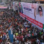 বিএনপির মহাসমাবেশ শুরু, নেতাকর্মীদের ঢল