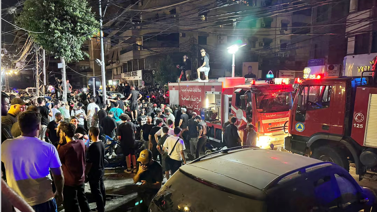 লেবাননের বৈরুতে ইসরায়েলের বিমান হামলা