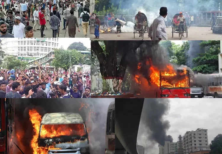 আন্দোলনকারীদের ওপর হামলা গুলি সংঘর্ষ নিহত