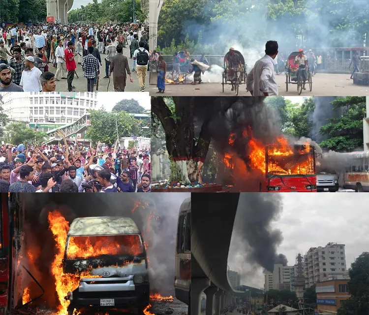 আন্দোলনকারীদের ওপর হামলা গুলি সংঘর্ষ নিহত