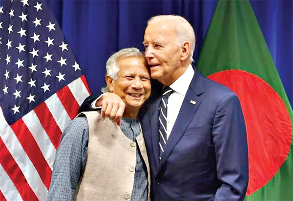ড. ইউনূস বাইডেন বৈঠক