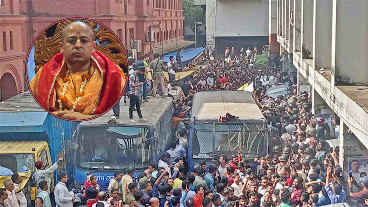 চট্টগ্রাম আদালত এলাকায় সংঘর্ষের ঘটনায় পুলিশের ৩ মামলা, আসামি ১৪৭৬ 12 chinmoy 20241127212015