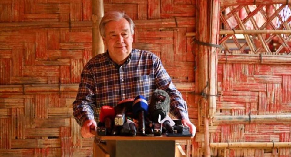 জাতিসংঘ মহাসচিব অ্যান্তোনিও গুতেরেস