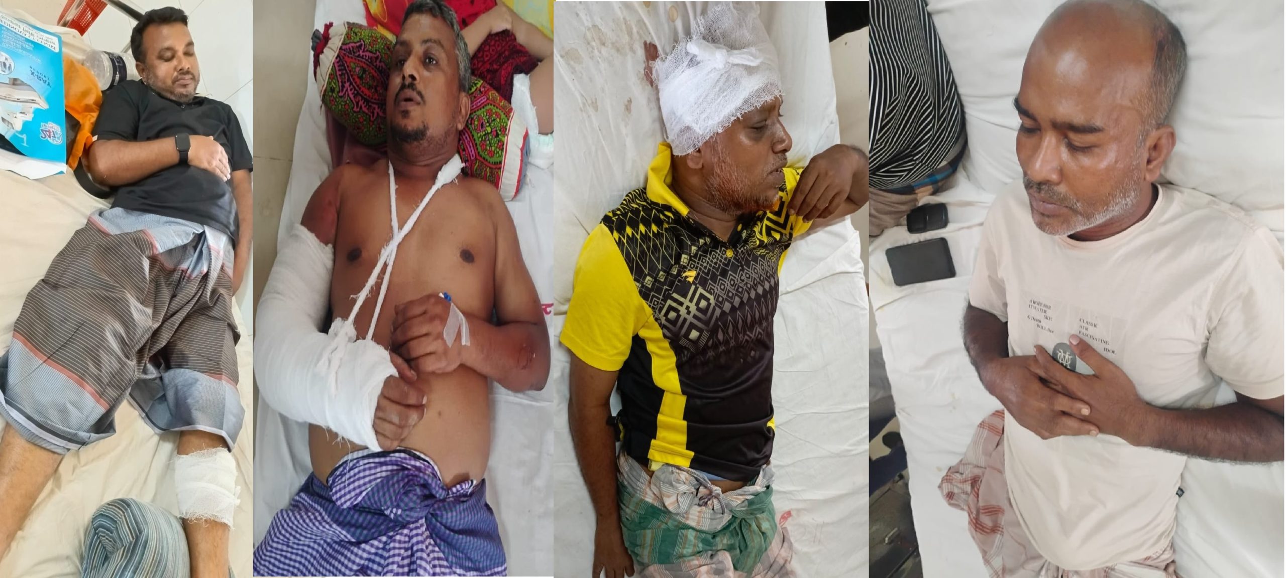 বরিশালে সমন্বয়ক পরিচয়ে চাঁদা দাবি, হামলায় আহত- ৪