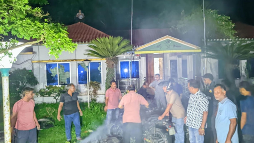 জি এম কাদেরের বাসভবনে হামলা