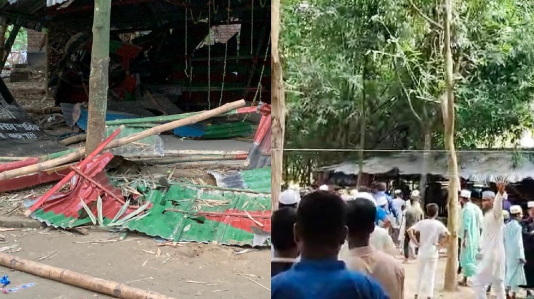 রাজশাহীতে ‘খানকা শরিফে’ ভাঙচুর, ওসি দাঁড়িয়ে দেখলেন 5 rajshahi news 3 bd779be8097e4120af8cfceda88f3bd1