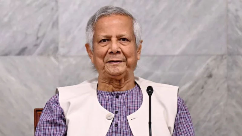 প্রধান উপদেষ্টা অধ্যাপক ড. মুহাম্মদ ইউনূস।
