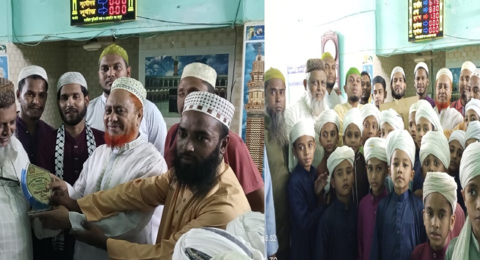 বরিশালে মাদ্রাসায় ল্যাপটপ প্রদান 10 ncp barisal