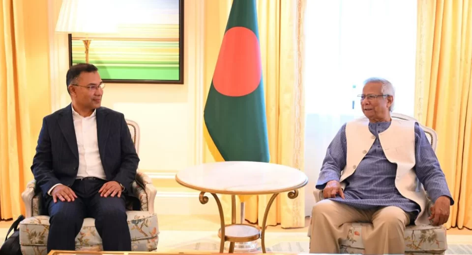বৈঠককে ঐতিহাসিক বলে মন্তব্য করেছেন তারেক রহমান 8 yunus Traque