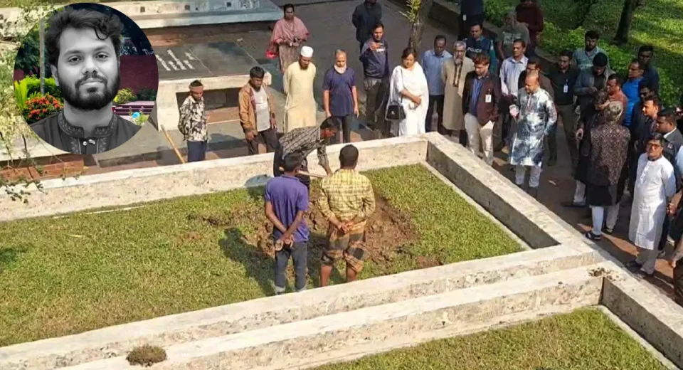 কবি নজরুলের কবরের পাশে হাদিকে দাফনের সিদ্ধান্ত 8 কবি নজরুলের কবরের পাশে হাদি