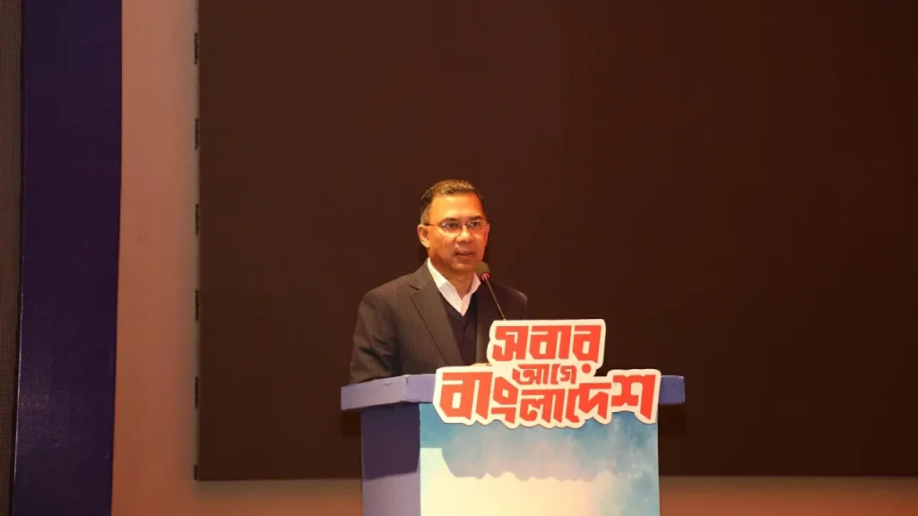 বিএনপির চেয়ারম্যান তারেক রহমান।
